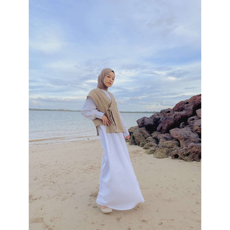 Nayara Long Dress Cindy Set  / Dress Basic / Dress Polos / Fashion Muslim