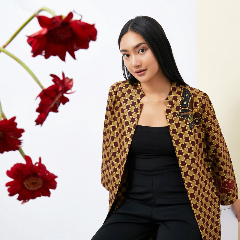 Nayara Outer Batik Devia MB / Batik Wanita / Outer Wanita