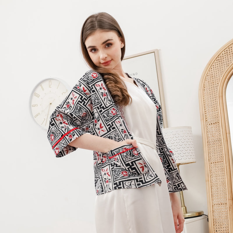 Nayara Batik Cardigan Gabie / Cardigan Wanita / Jaket Wanita